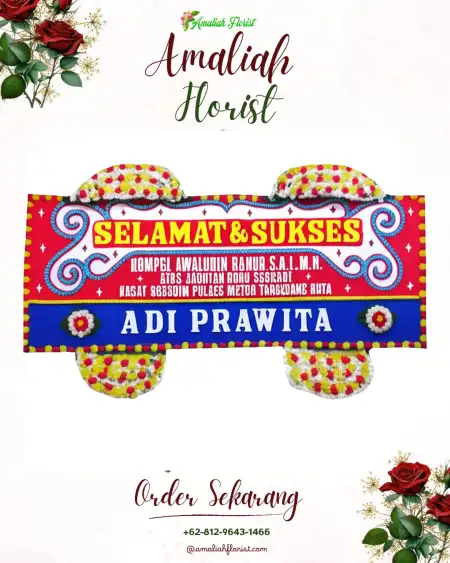 Papan Bunga Ucapan Selamat Sumberwono
